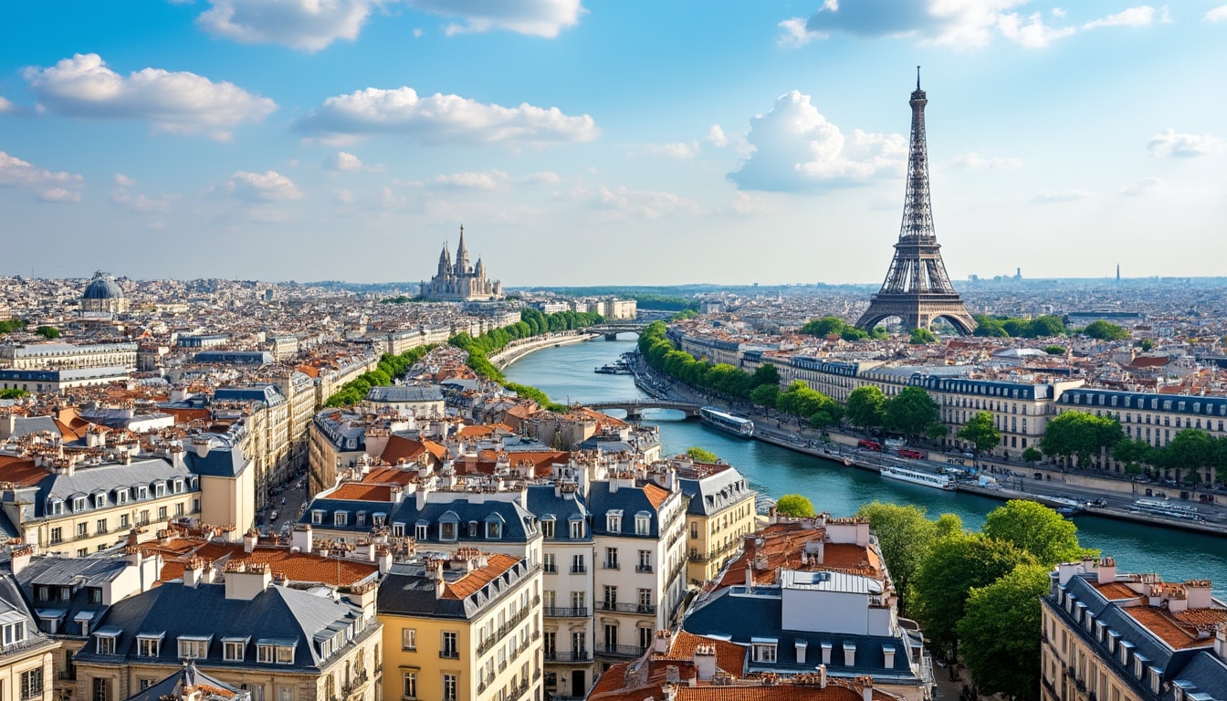 explore the unique geographical features of paris, from its iconic landmarks and the seine river to its diverse neighborhoods and stunning parks. discover how the city's layout and natural landscapes contribute to its charm and allure.