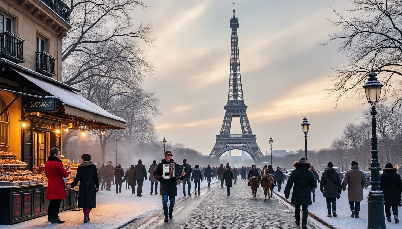 discover the monthly weather patterns in paris, including temperature ranges, precipitation levels, and seasonal highlights. plan your visit with our comprehensive guide to each month in the city of light.