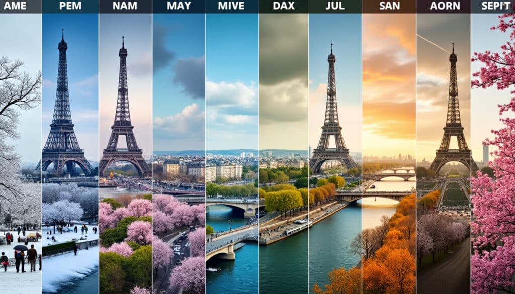 discover the monthly weather patterns in paris with our comprehensive guide. from the vibrant blooms of spring to the cozy winters, explore the average temperatures, rainfall, and seasonal highlights to plan your perfect visit to the city of light.