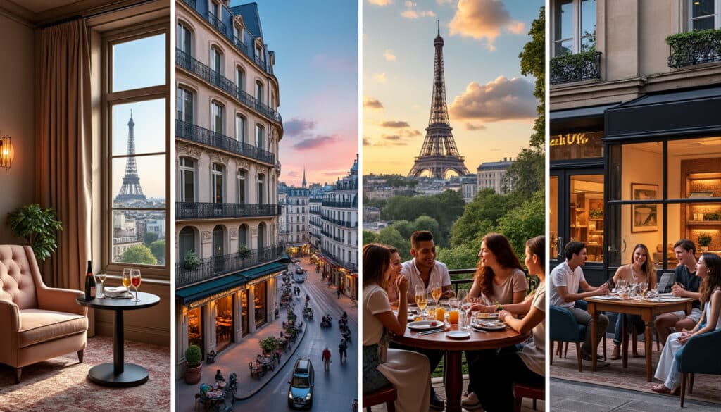 discover the ideal accommodations in paris tailored to your group's size. whether traveling solo, as a couple, or with a larger group, explore the best neighborhoods and lodging options to make your stay unforgettable in the city of light.